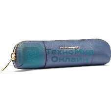 Чехол для ручки Piquadro Circle AC6474W92/BLU4 синий, натуральная кожа