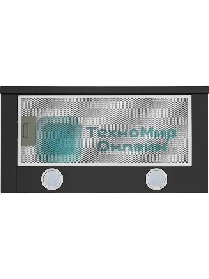 Вытяжка встраиваемая Maunfeld VS Fast 60 черный, 60 см, 850 куб. м/ч, 47 дБ