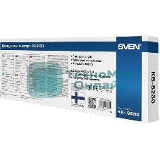 Клавиатура SVEN KB-S230 проводная, USB Type-A, чёрный