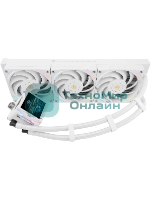 Система жидкостного охлаждения Thermalright Elite Vision 360 (360mm, LED, White, ARGB/Fans: 3x120mm, 69CFM, 27dBA, 2150RPM/Pump height 63mm, Rad thickness 27mm/S: 1700, 1200, 1851, 115X, 2011, 2066, AM5, AM4)