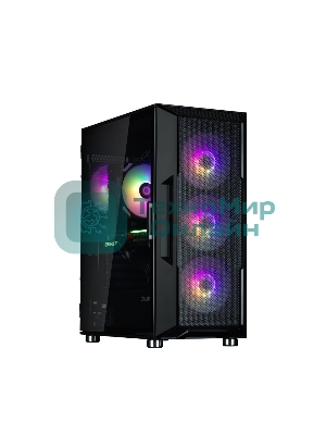 Компьютерный корпус ZALMAN I3 NEO ARGb черный, ATX, черный, FRONT MESH, WINDOW, 2x3.5