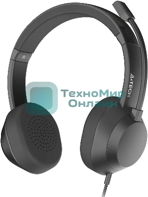 Гарнитура A4Tech Fstyler FH150U чёрный, проводная