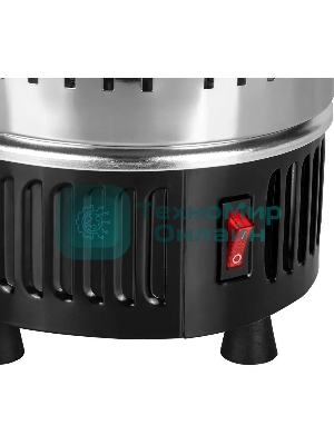 Шашлычница электрическая Kitfort KT-1405 1000Вт серебристый