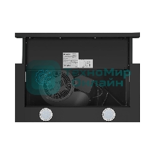 Вытяжка телескопическая HOMSair Flat 60 Glass черный, 60 см, 520 куб. м/ч, 45 дБ
