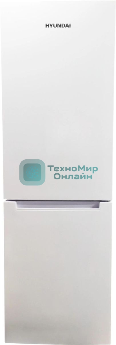 Холодильник Hyundai CC30031 белый двухкамерный 194/102л морозилка снизу