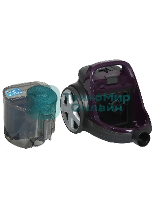 Пылесос Philips FC9571/01 черный/фиолетовый, 410/1900 Вт, уборка сухая, пылесборник контейнер 1.5 л