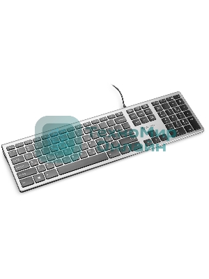 Клавиатура Oklick 890S проводная, USB Type-A, серый