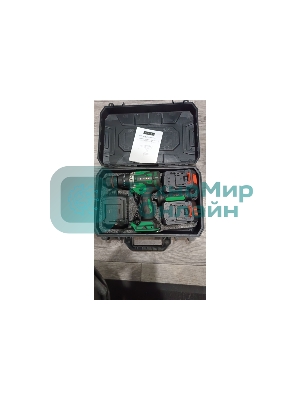 Дрель-шуруповерт Zitrek Green Impact 063-4046, Аккумуляторная, 18В, 2 АКБ, Ударная, Кейс