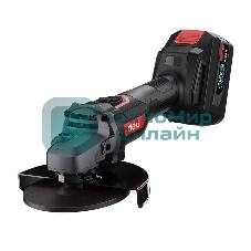 Угловая шлифовальная машина аккумуляторная Deli DE-JM20-2D4, (2АКБ*4А·ч + ЗУ, 20В, 125мм, М14, 3500/6000/10000об/мин, сумка)