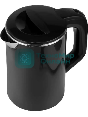 Чайник электрический Centek CT-0006 черный, 1100 Вт, 0.6 л