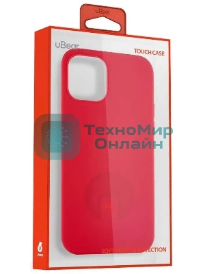 Чехол (клип-кейс) UBEAR Touch Case, для Apple iPhone 12 mini, красный cs61rr54th-i20
