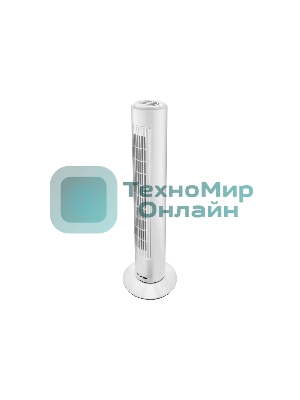 Колонный вентилятор BRAYER BR4952WH, механич.упр., вращение 90°, мощность 50Вт, защита от перегрева