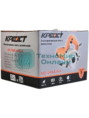 Циркулярная пила (дисковая) Креост KE-1200-125-A 1200Вт (ручная) D диска.:125мм
