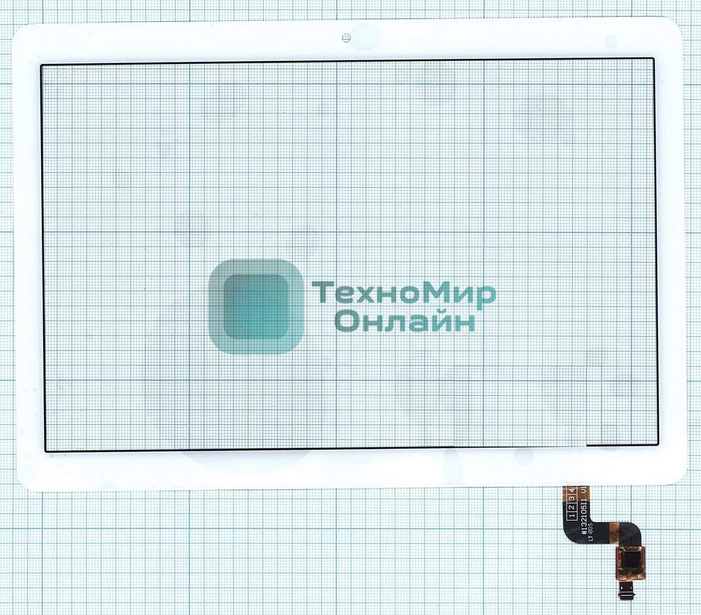 Сенсорное стекло (тачскрин) для Huawei MediaPad T3 10, белое