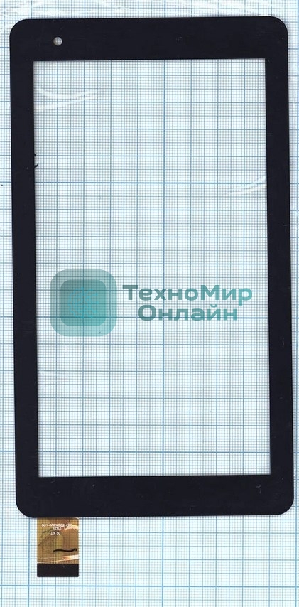 Сенсорное стекло (тачскрин) OLM-070A0933-FPC. черное