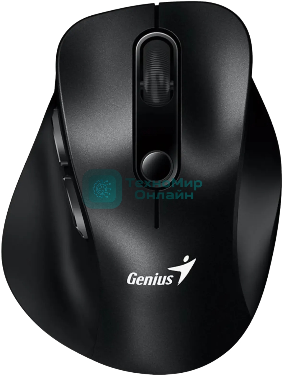 Мышь беспроводная Genius Ergo 9000S черный, 2400 dpi, радиоканал, Bluetooth, USB, кнопки - 6