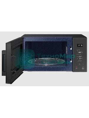Микроволновая печь Samsung MS23T5018AC/BW антрацит, 23 л, 800 Вт, переключатели - сенсор