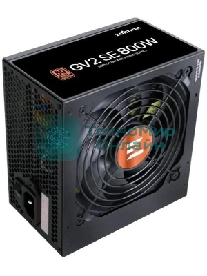 Блок питания Zalman ZM800-GV2SE, 800W, 120мм, черный