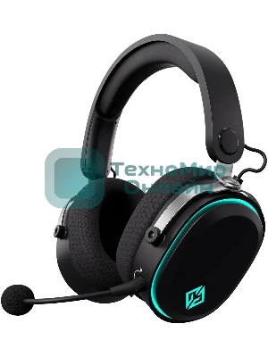 Беспроводные/проводные наушники GMNG GG-HS405W черный, полноразмерные, Bluetooth + радиоканал + проводной, до 15 ч