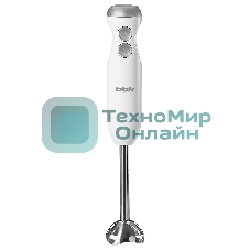 Блендер погружной BBK KBH1402 белый, 800 Вт, 2 скорости, турбо