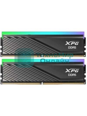 Оперативная память ADATA XPG Lancer Blade RGB, DDR5, 32GB (2x16GB), 6000 MHz, CL36, с радиатором, RGB, черный
