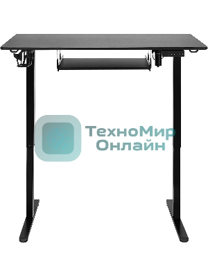 Стол игровой Defender Victory черн, 110x60, высота 72-117, полк 1