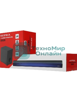 Саундбар SUPRA SSB-205 2.1 40Вт+60Вт черный