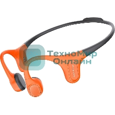 Наушники Mojawa Aerra Activa ENC черно-оранжевый, костная проводимость, Bluetooth, до 8 ч