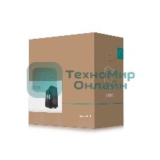 Компьютерный корпус Deepcool CH360 без БП, боковое окно (закаленное стекло), 2x140мм ARGb LED вентилятор спереди и 1x120мм ARGb LED вентилятор сзади, черный, mATX