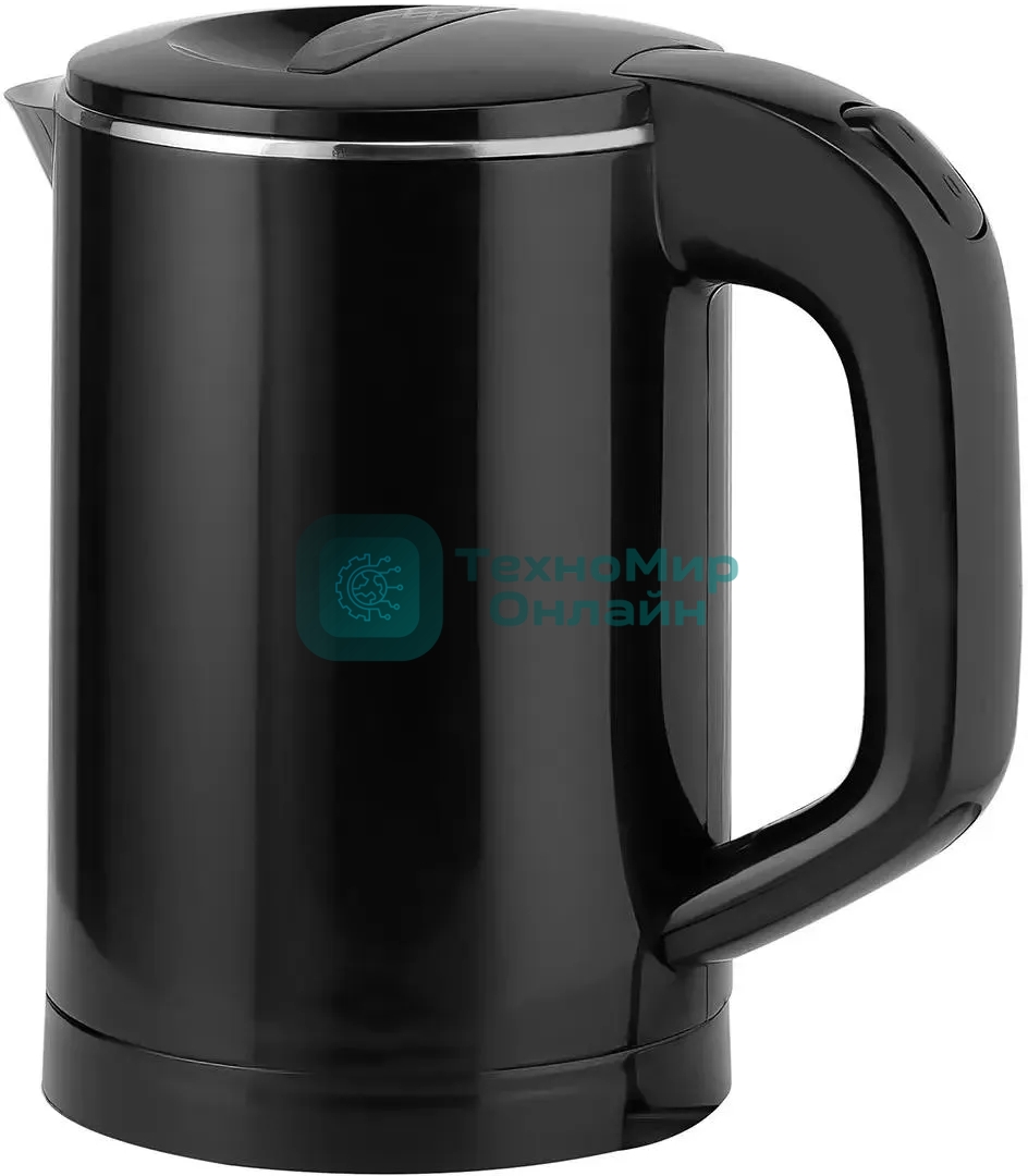 Чайник электрический Centek CT-0006 черный, 1100 Вт, 0.6 л