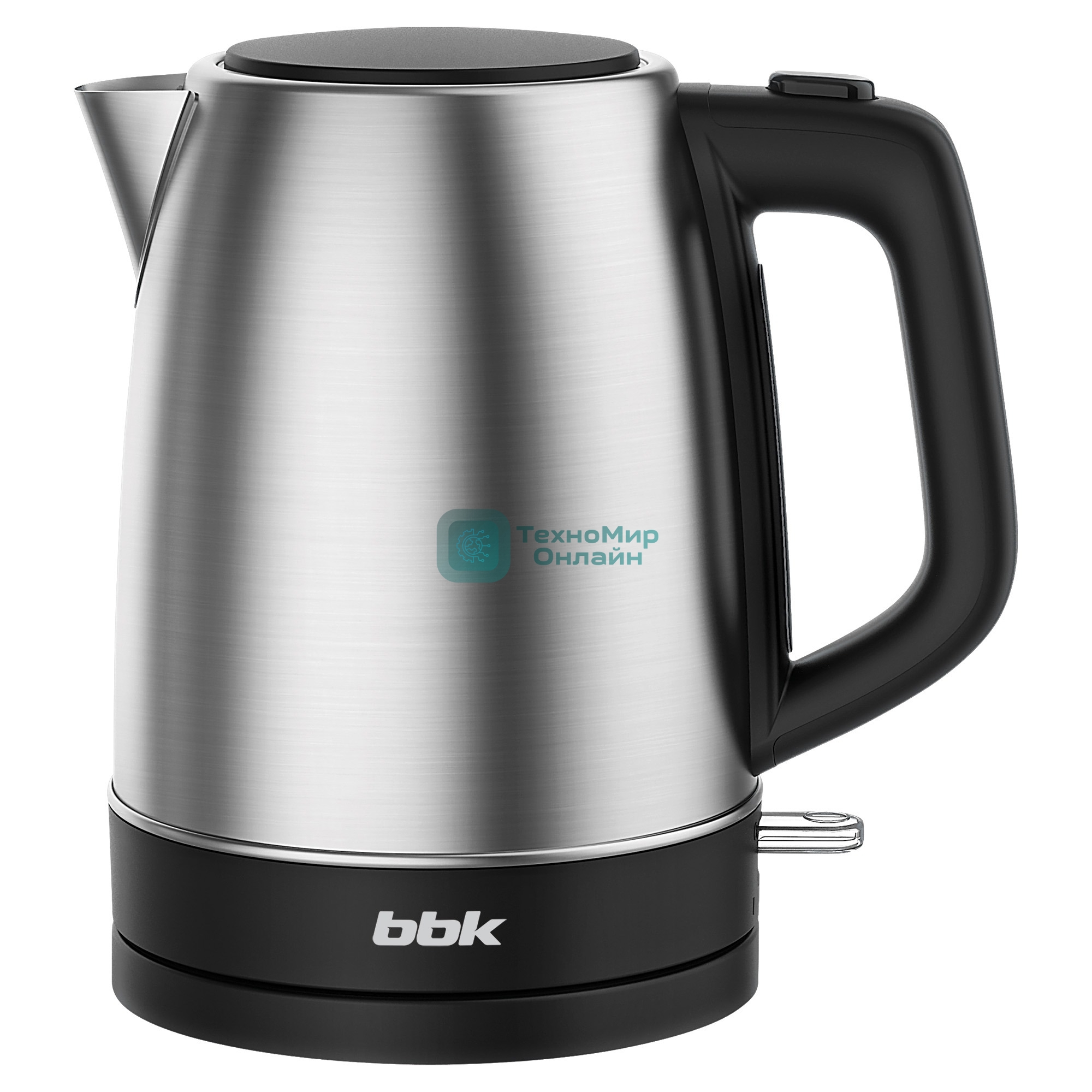 Чайник электрический BBK EK1764S 1.7 л 2200 Вт, черный/нержавеющая сталь
