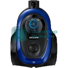 Пылесос Samsung VC18M2110SB/EV синий/черный, 380/1800 Вт, уборка сухой, пылесборник контейнер 1.5 л