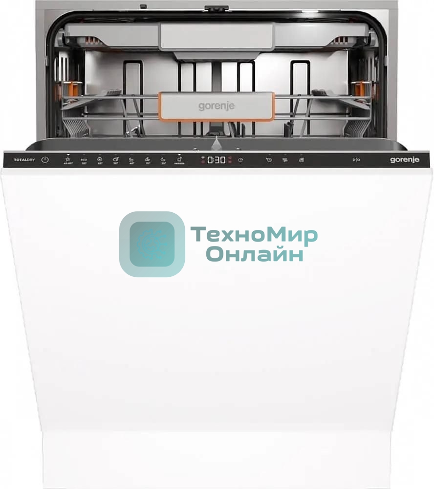 Встраиваемая посудомоечная машина Gorenje GV693A65AD, черный, 59.8 см, 16 компл., 38 дБ, класс A+++