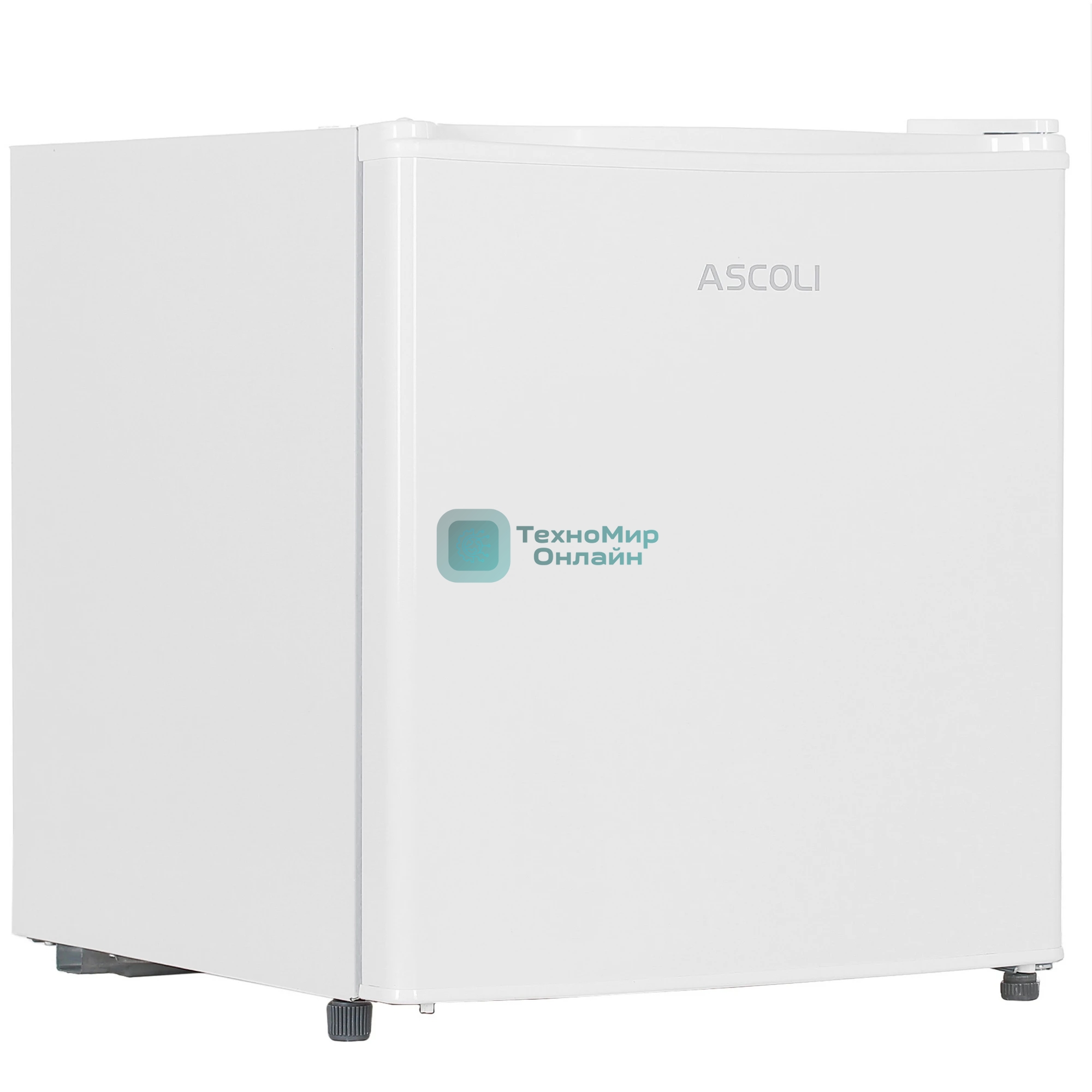 Холодильник Ascoli ASRI50 белый однокамерный 44/2л морозилка сверху
