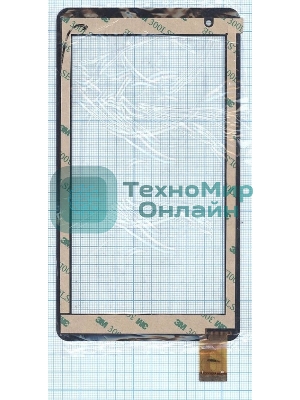 Сенсорное стекло (тачскрин) OLM-070A0933-FPC. черное