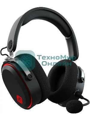 Беспроводные/проводные наушники GMNG GG-HS405W черный, полноразмерные, Bluetooth + радиоканал + проводной, до 15 ч