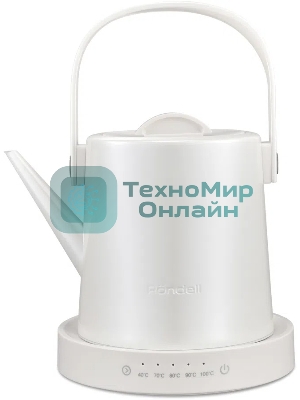 Чайник электрический Rondell RDE-WK804 1 л, 1200 Вт, жемчужный корпус: металл
