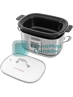 Мультиварка Rondell RDE-MC608 6л 1250Вт серебристый/серый