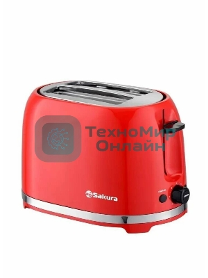 Тостер Sakura SA-7610R 850 Вт, красный