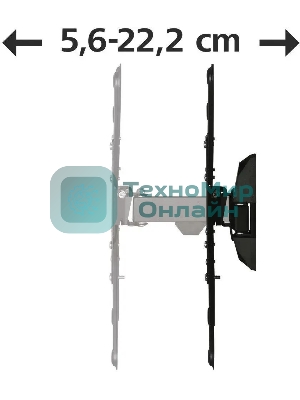 Кронштейн для телевизора Hama 00220823 черный 32
