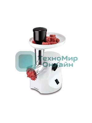 Мясорубка электрическая Kenwood MG450 белый, 1400 Вт, 1.5 кг/мин, реверс, защита от перегрузки, насадки - 5
