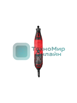 Прямошлифовальная машина (гравер) Зубр ЗГ-160 КН41, 220В, 160 Вт, 3.2 мм, 15000-35000 об/мин, набор насадок, цанг и державок, гибкий вал, штатив, 41 предмет, кейс