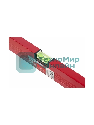 Уровень Matrix 800 мм 3 глазка, линейка, алюминиевый, красный,