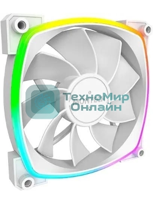 Вентилятор для корпуса MONTECH RX120 PWM белый, 120 мм, 1600 об/мин, 27 дБ, 4 pin