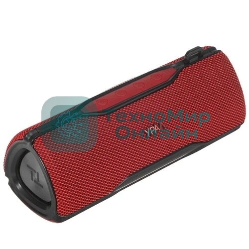 Колонка портативная Ural ТТ М-2, 12W, 2.0 BT/3.5Jack, 10м, 2000mAh, красный