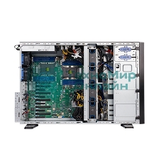 Серверный корпус SR11369H01*15639 TOWER SEVER,4U,BK CC1012,W/PSU+MINI SAS HD,12G+FAN,SINGLE+PALLET,REV.: