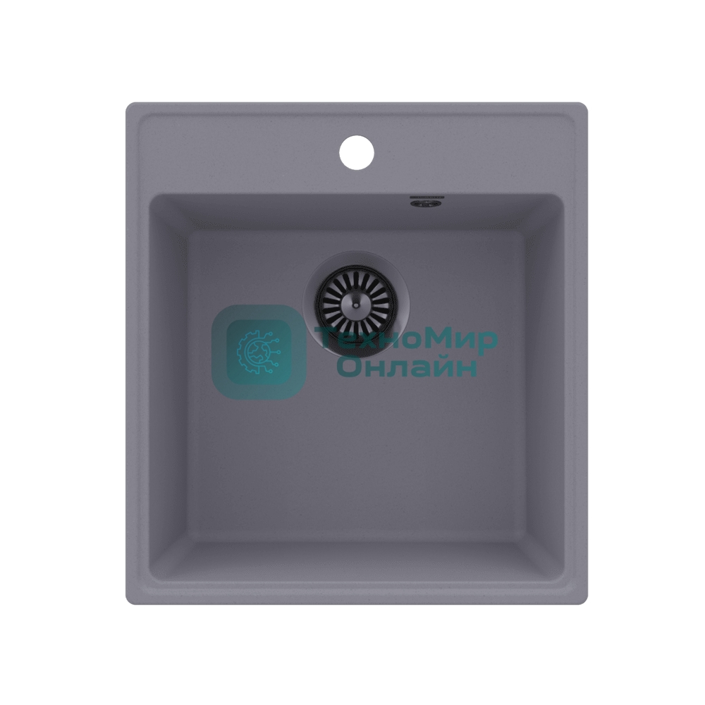 Кухонная мойка Maunfeld Perla 460 MFQS-460LGR светло-серый