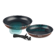 Набор посуды Rondell Kortado RDA-1788 3 предм. (сковорода 24х5 см, сковорода 28х5,5 см, съемная ручка)