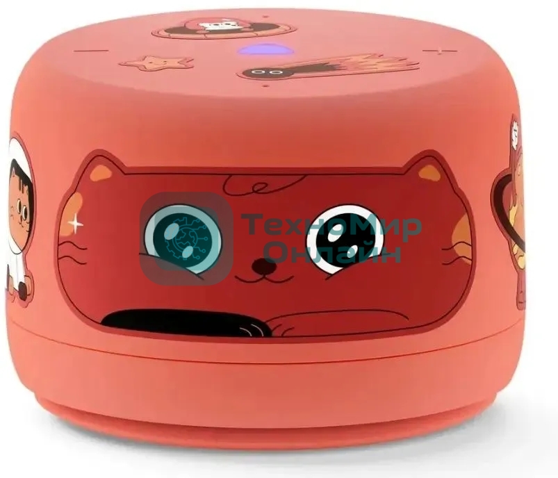 Умная колонка Яндекс Станция Лайт 2, 6Вт, компактная, 1 динамик, Matter, Wi-Fi, Bluetooth 5.0, Алиса, коралловый