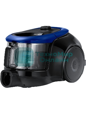 Пылесос Samsung VC18M2110SB/EV синий/черный, 380/1800 Вт, уборка сухой, пылесборник контейнер 1.5 л